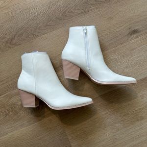 White Lulus x Matisse booties
